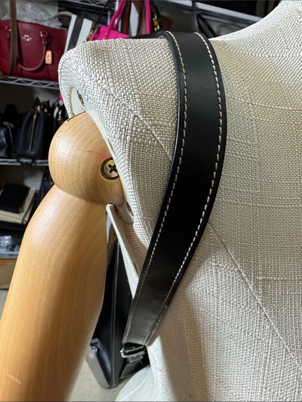 Dooney & Bourke Black Convertible Leather Backpack satchel with Bamboo Handle